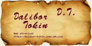 Dalibor Tokin vizit kartica